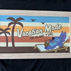 Stitch Vacation Mode Frame 