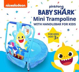 Baby Shark Mini Trampoline