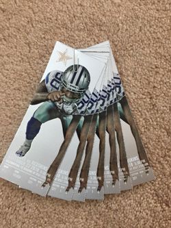 (7) First Row Washington Redskins @ Dallas Cowboys Tickets