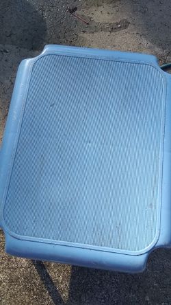 Light blue step stool