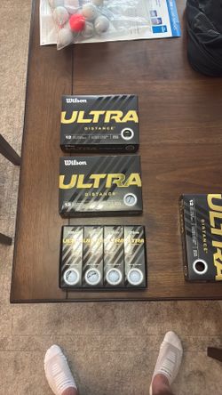 Unused golf balls