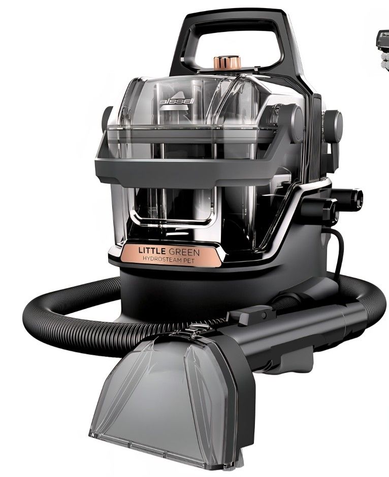 USED BISSELL Little Green HydroSteam Multi-Purpose Portable Carpet and Upholstery Cleaner