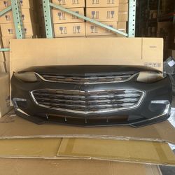 Complete Front Bumper Assembly With Grilles And Foglights For 2016  2017 2018 Chevy Chevrolet Malibu