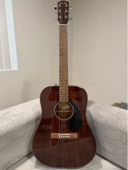 Fender CD-60S Dreadnought Acoustic Guitar - Natural Mahogany (Like New)