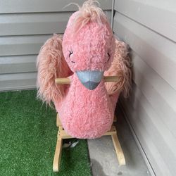Kid Flamingo Rocking Chair 
