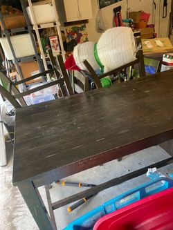Table and chairs
