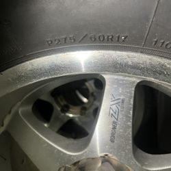 Tires P275/60R17. One Tire Is Different All Same Size !