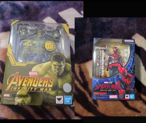 SH Figuarts Hulk and Spider-Man
