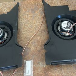 Kick Panels With Molded Speakers (65-66 Mustang) 