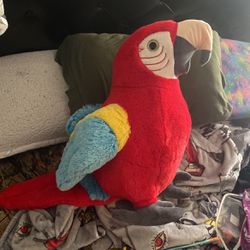 Giant Stuffed Parrot