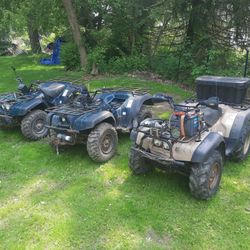 3 Suzuki King Quad 300's For The Price Of 1