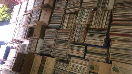 Thousands of vinyl records for sale