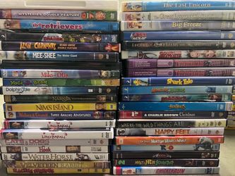 42 children’s DVD’s $30