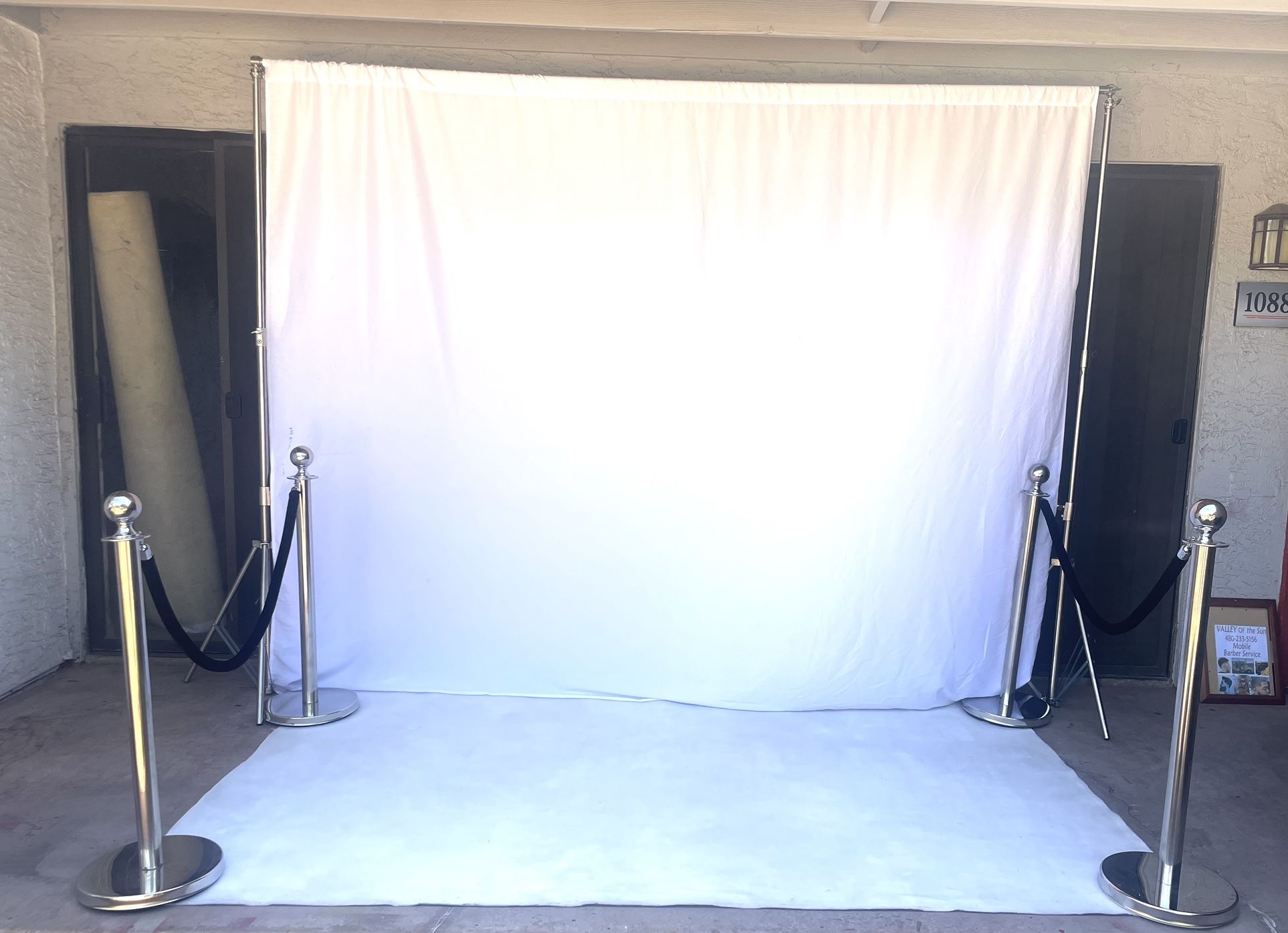 All White party White carpet set up kit  Complete 