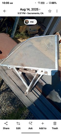 1962 to 64 rear quarter windows L.R