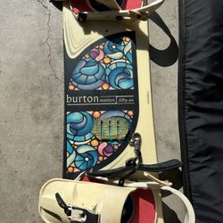 Burton Snowboard and Boardbag