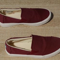New Ladies TOMS Luca Canvas Slip-on Sneakers Shoes Size 7.5