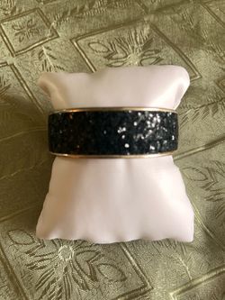 Black Glitter bracelet $20 cash only. Cross posted