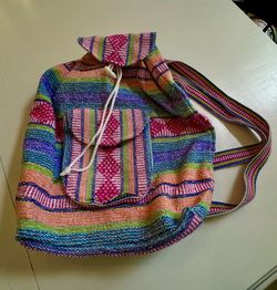 Handcrafted artisan backpack