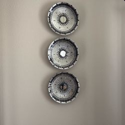 Mirrored Decorative Plates 