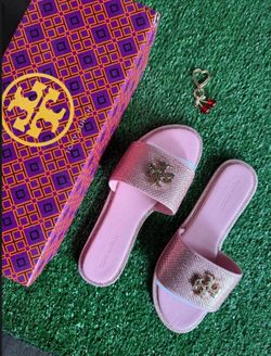 Pink tory burch sandals