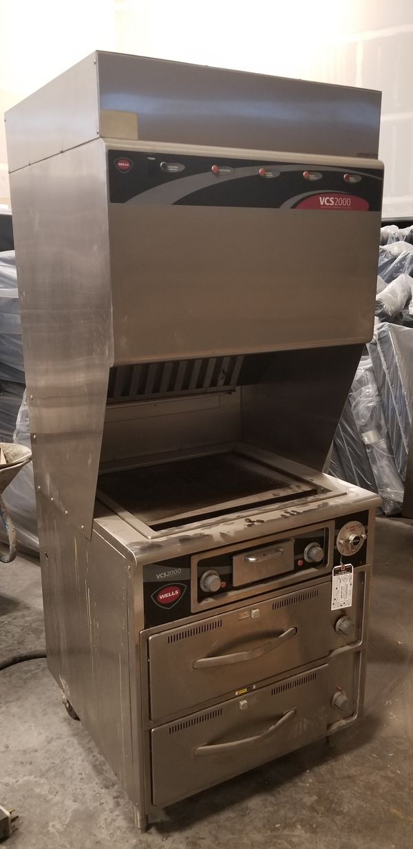 Wells WVG136 VCS2000 Ventless hood Griddle electric for Sale in