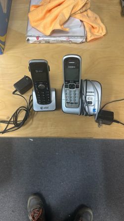 2 Office Phones With Chargers 