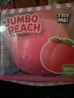 Jumbo Peach squishy