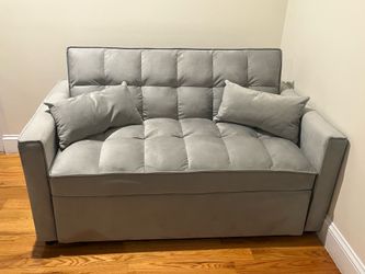 Couch with fold out