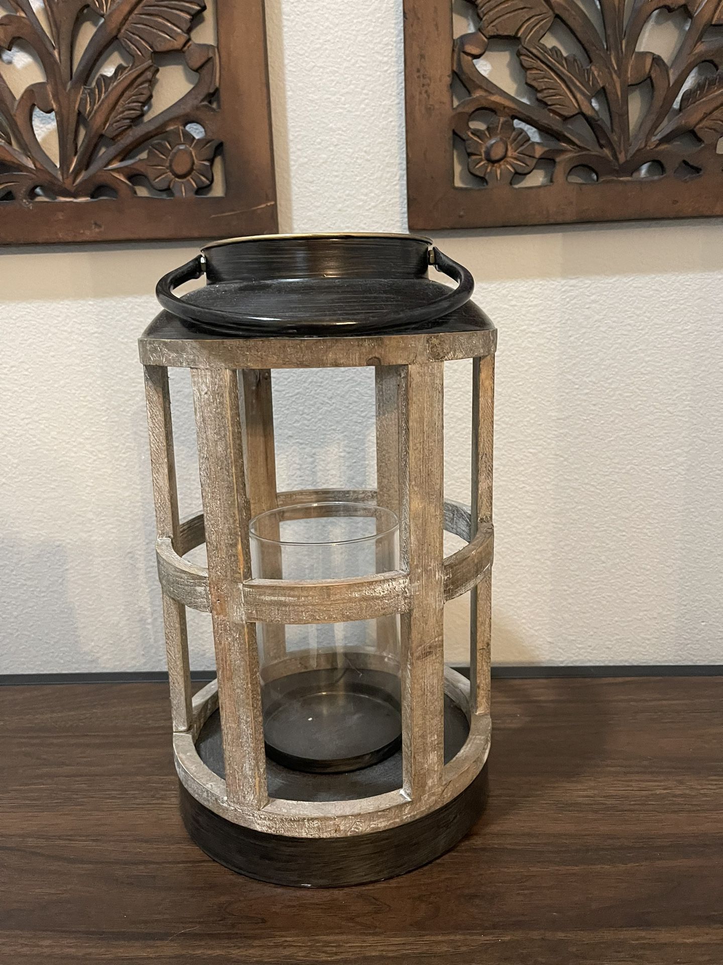 Wood And Metal Lantern