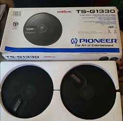 NOS Pioneer TS-G1330 5.25" Car Speakers Pair Original Box
