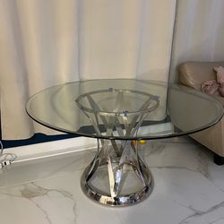 Glass table Chintaly Imports Modern
