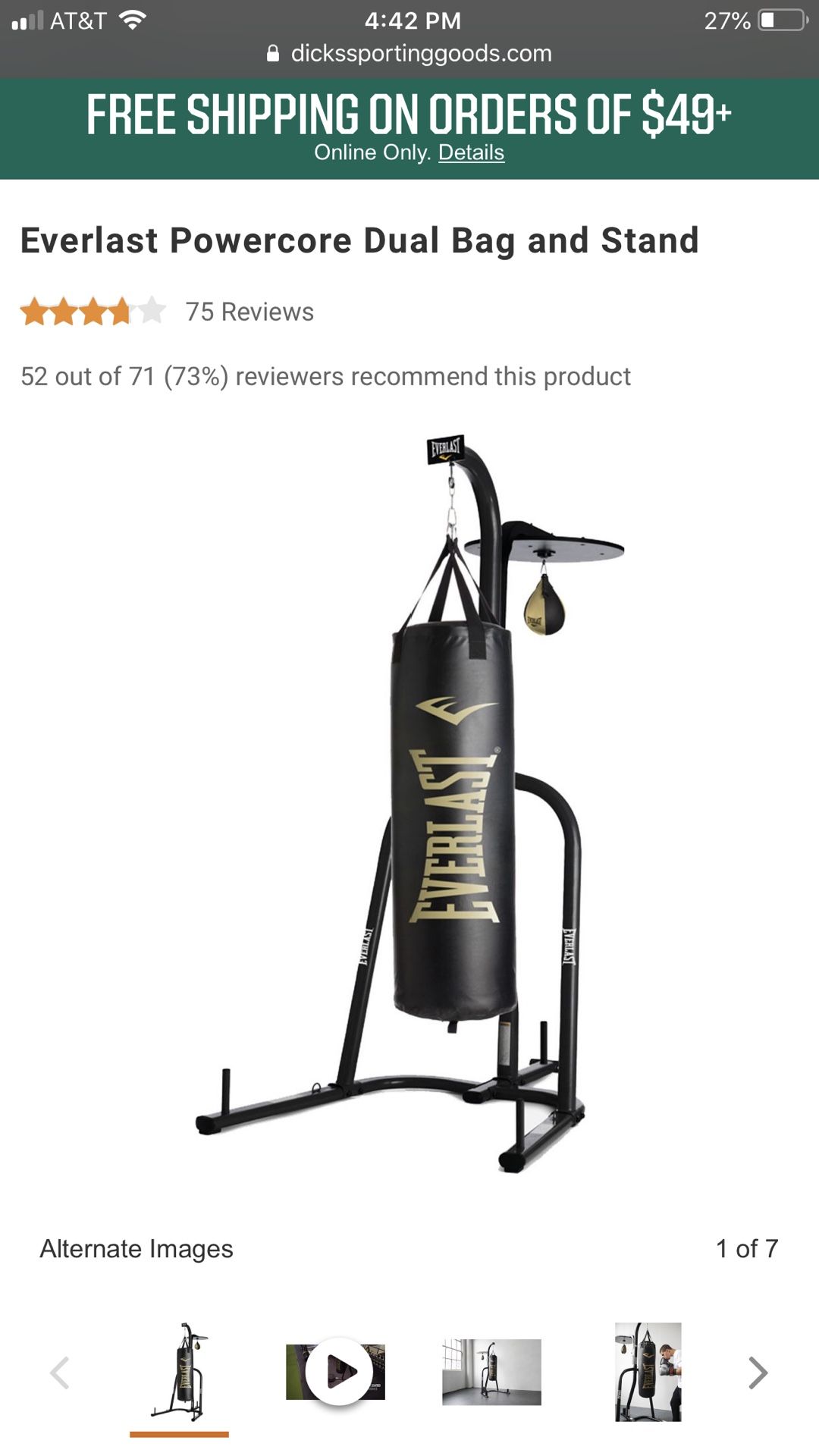 Punching Bag set