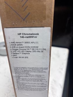 HP Chromebook 14b-na0091nr