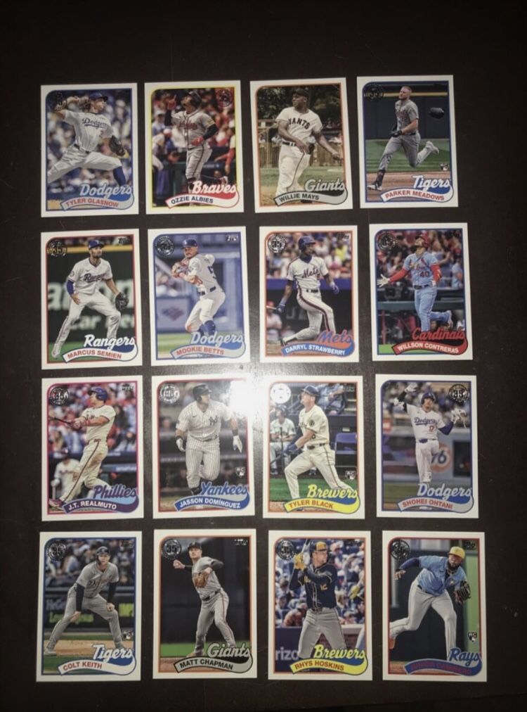 2024 Topps Update Series - 35th Anniversary 1989 Set - All 50 Cards Included