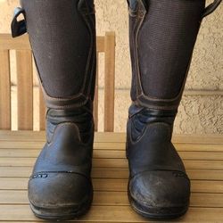 "Cosmas" Vulcan 14" Leather Kermel Structural Boots