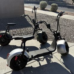 2 Fat Tire Electric Scooters