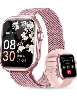 Smart Watch for Women Men Fitness: 1.85" Smart Watch with 30 Days+ Battery Life Make/Recive Call Heart Rate