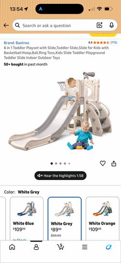 Toddler slide
