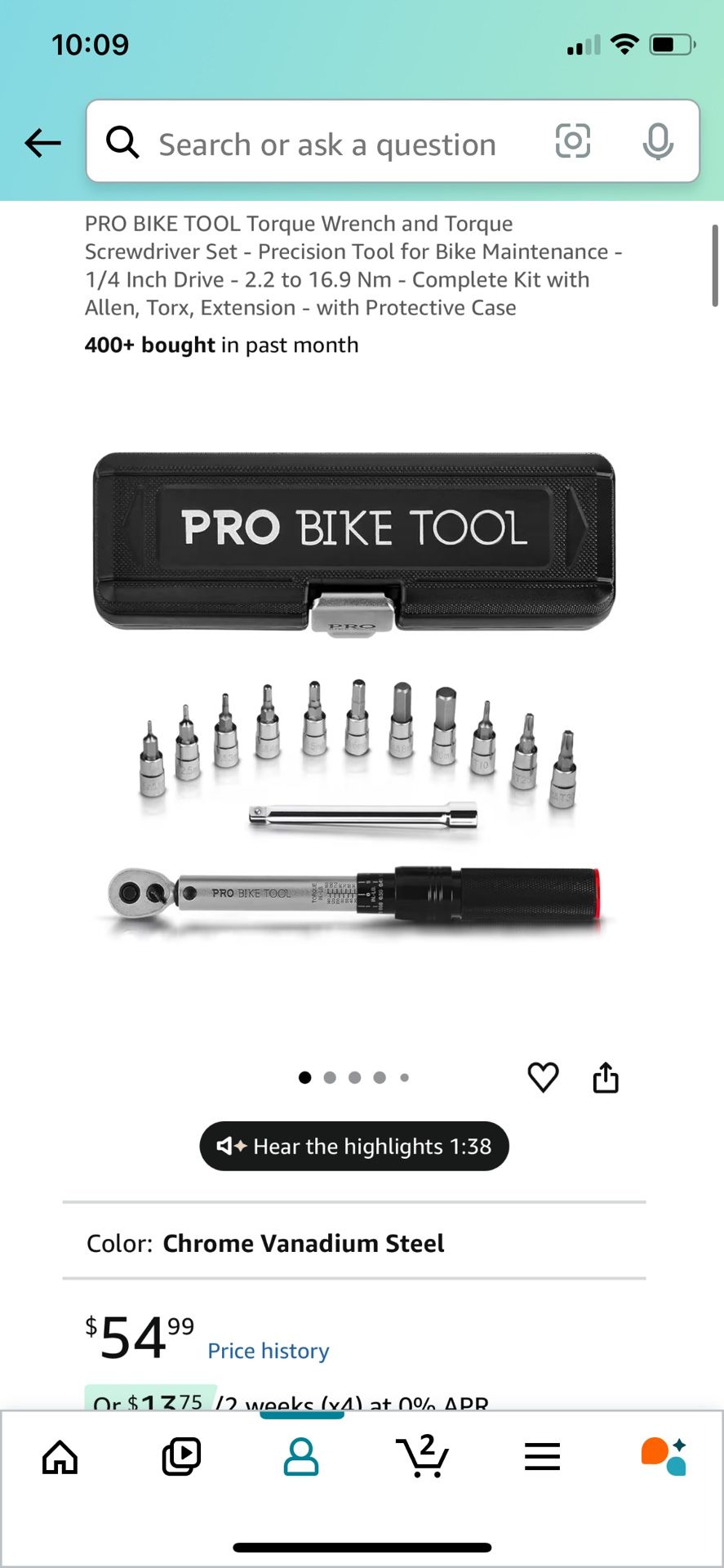 Pro bike Tool Torque Wrench Set for Sale in Mission Viejo, CA - OfferUp