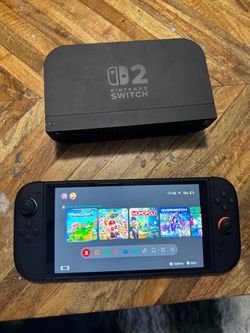Nintendo Switch 2 Console with pro controller and Minecraft