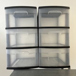 Plastic Storage Drawers 