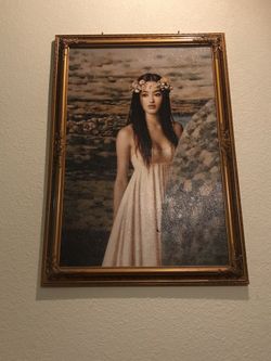 Oil paint with very expensive frame