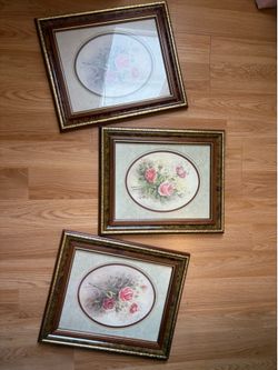 Set of 3 vintage paintings