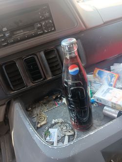 Old Pepsi  glass  bottles
