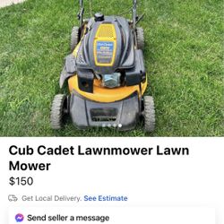 Club Cadet Push Mower. Works Great 