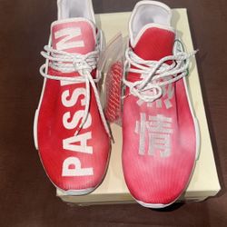 Adidas Pharrell NMD HU China Pack Passion (Red) size 12.5