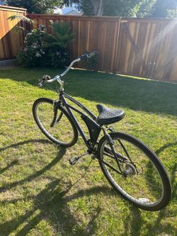 Schwinn blue 3 speed bike with zipper pouch. 200 OBO