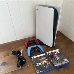 Sony Playstation 5 Disc Edition With Controller And Headset 