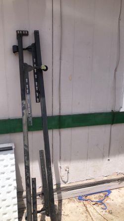 Queen adjustable metal  bed frame w/ locking wheels